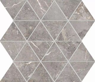GOLDEN AGE GREY mosaico triangolo foglio  30x30