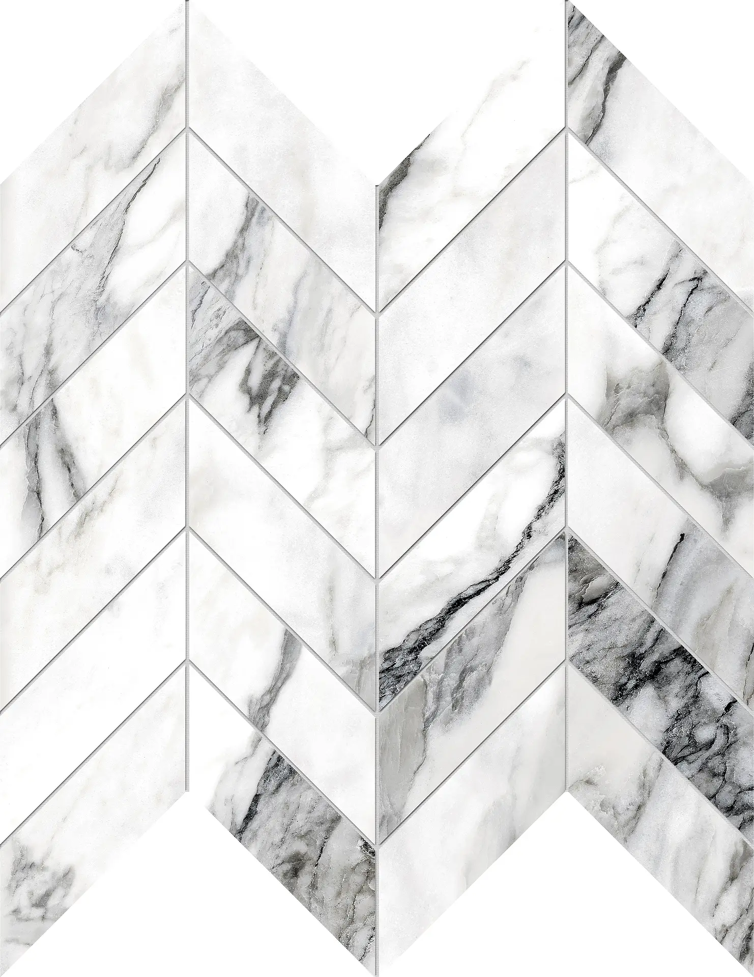 MOSAICO CHEVRON ZÈBRE